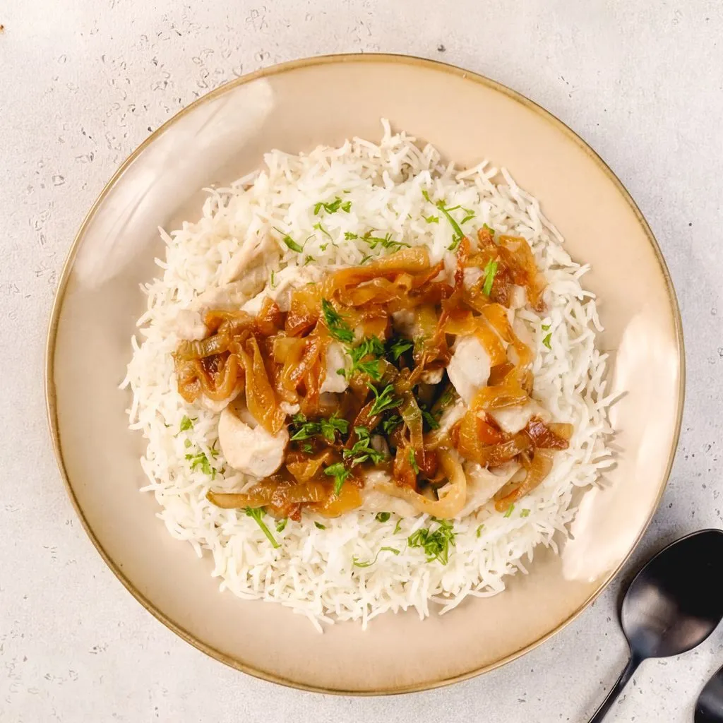Creamy Chicken with Jasmine Rice