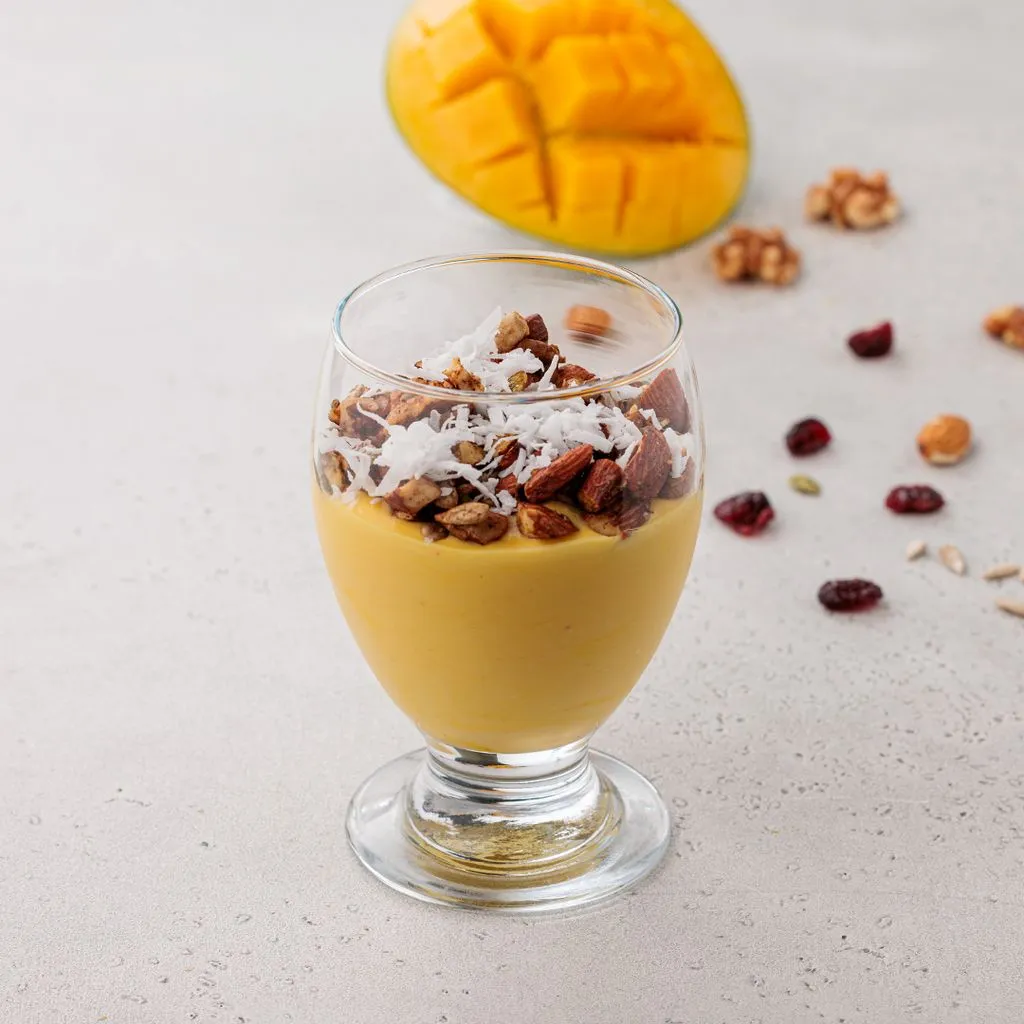 Mango Saffron Yogurt Granola
