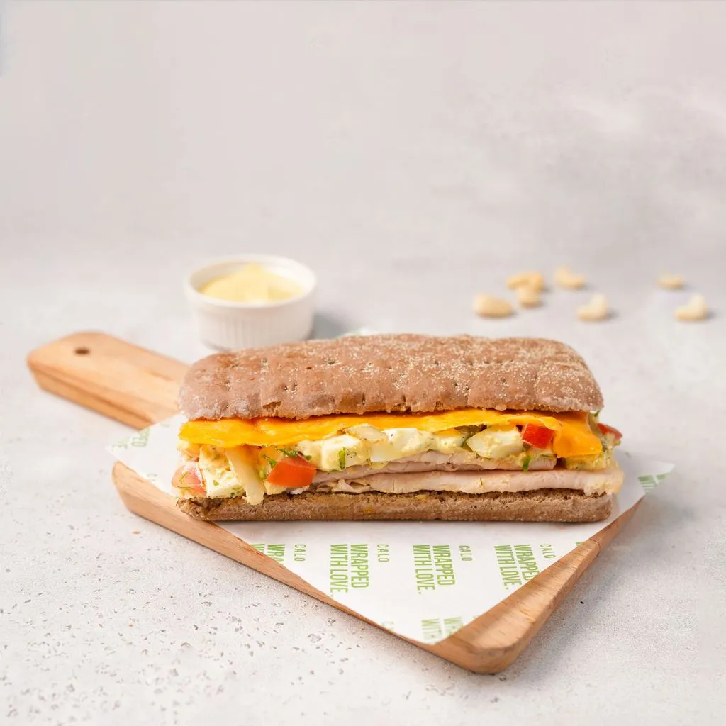 Turkey Cheddar Egg Sandwich